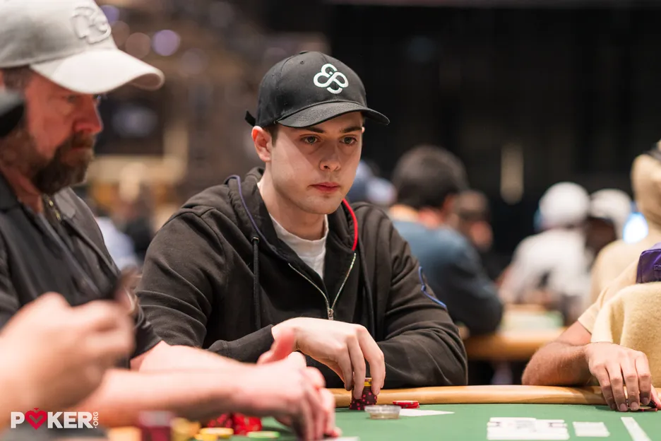 Frank Cucchiara playing the $2,500 NLH event at the 2025 WSOP.