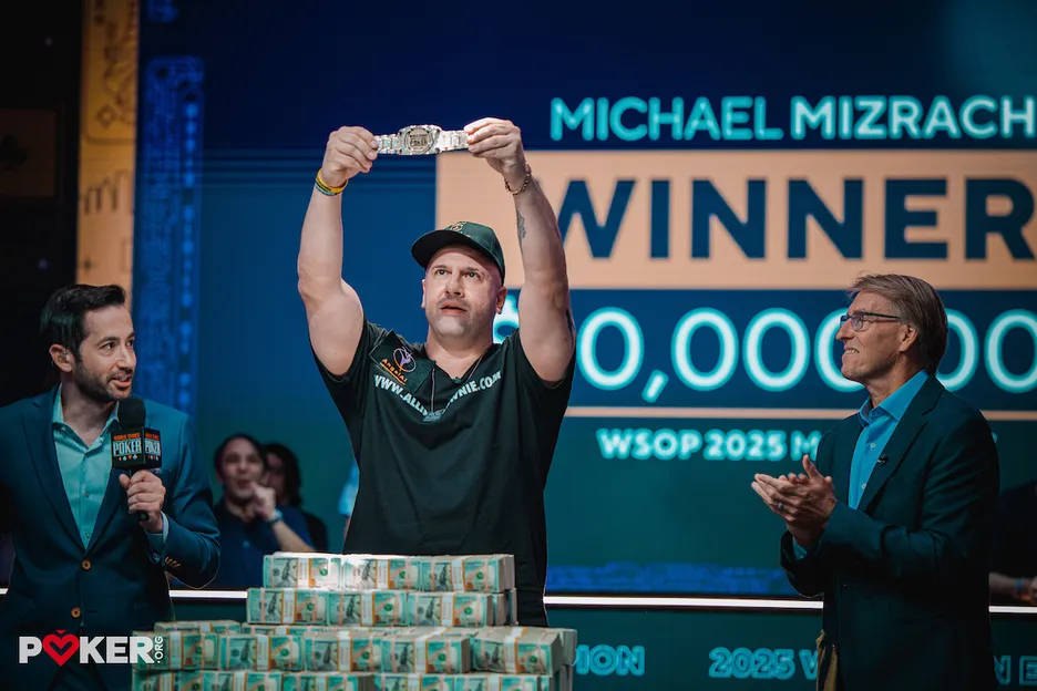 Michael Mizrachi wins the 2025 WSOP Main Event