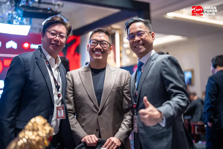 APT braintrust Darren Yoon, Victor Chong, and Fred Leung.
