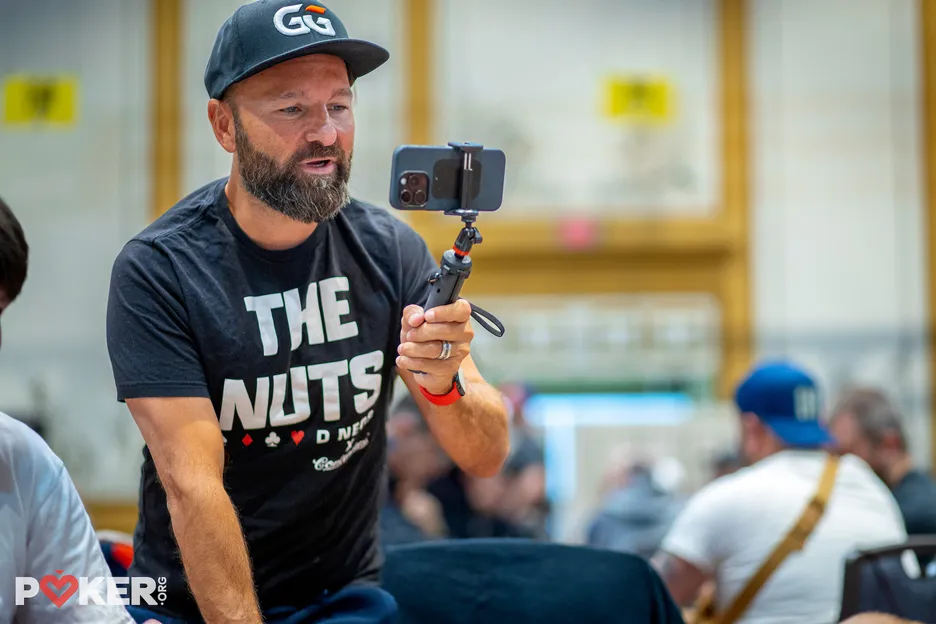 If you see Negreanu at the WSOP, chances are he'll either be playing or vlogging. 