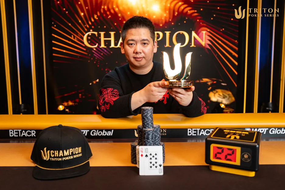 Tan Xuan wins $50K Short-Deck for his third Triton title.