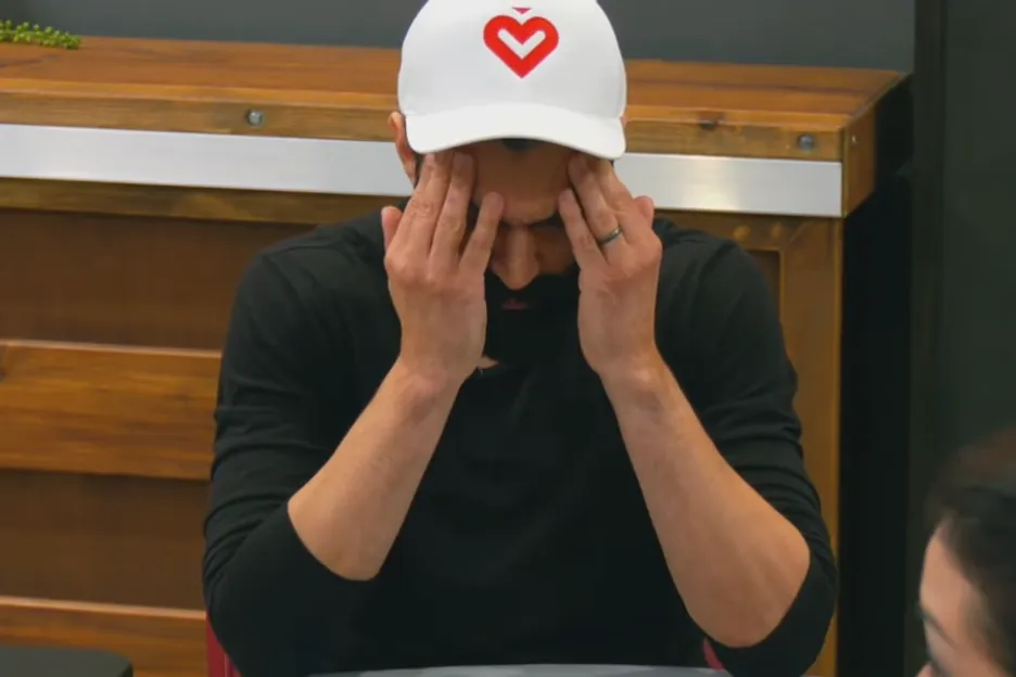 It's a good thing Moreno was wearing his 'thinking cap'.