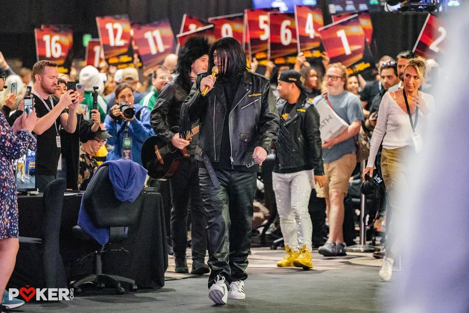 Phil Hellmuth Grand Spectacular Amazing Incredible Wonderful Entrance