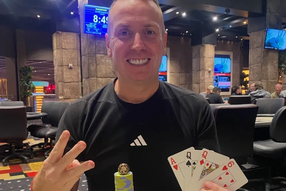 Event #2: $400 Pot-Limit Omaha champion David Tarbet