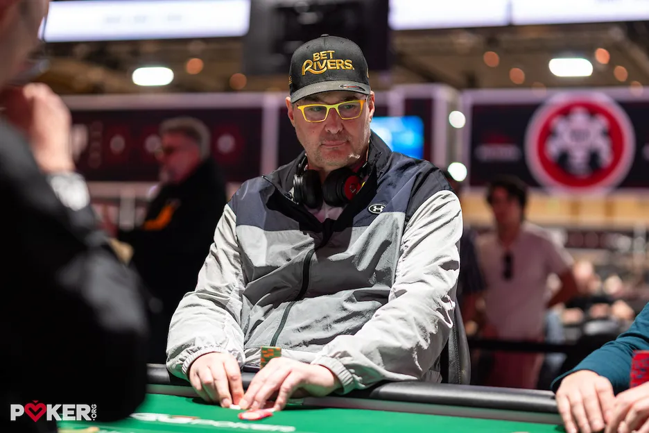 Phil Hellmuth will be chasing bracelets instead of million-dollar pots on Friday.