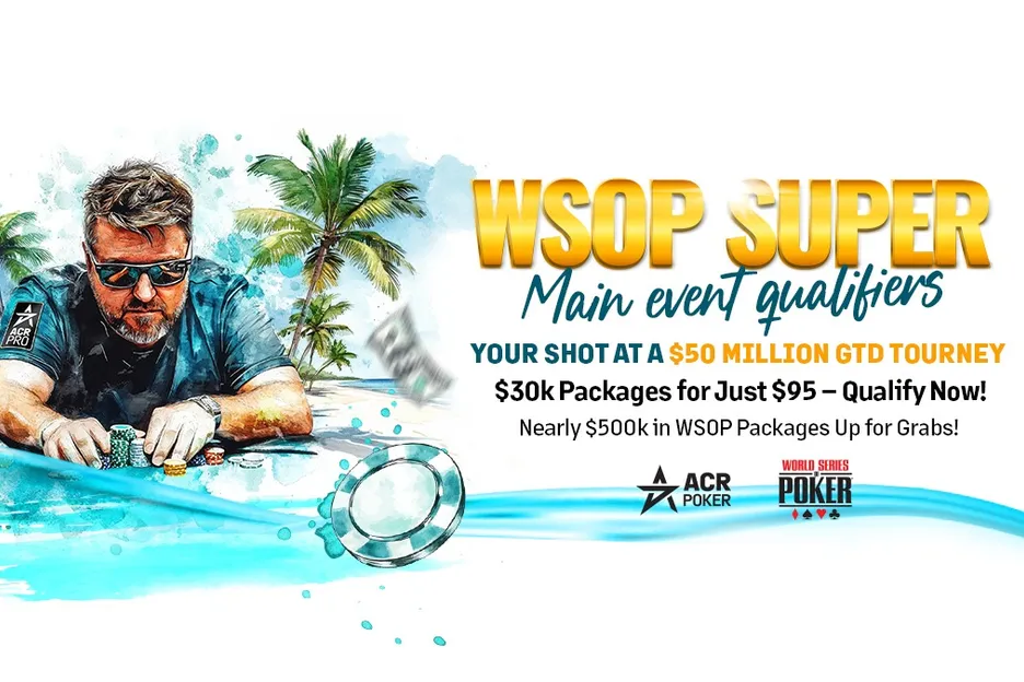 This Sunday is the final chance to qualify for WSOP Paradise at ACR Poker.