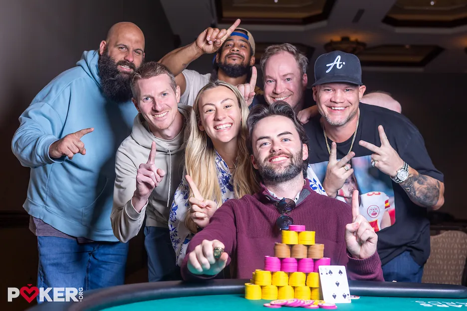 Liam Gannon had plenty of people in his corner to celebrate the moment