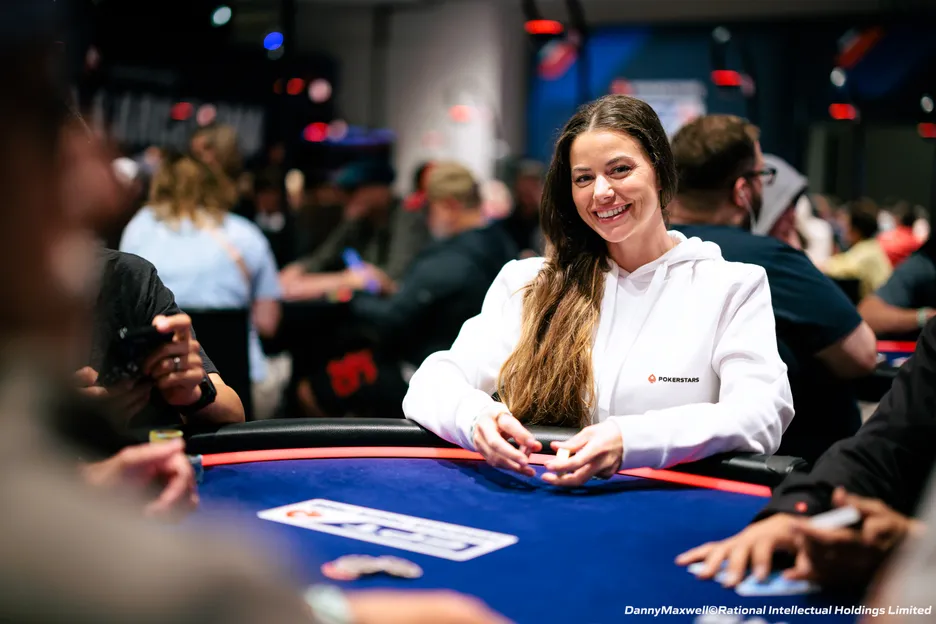 Samantha Abernathy bagged a six-figure stack for Day 2.