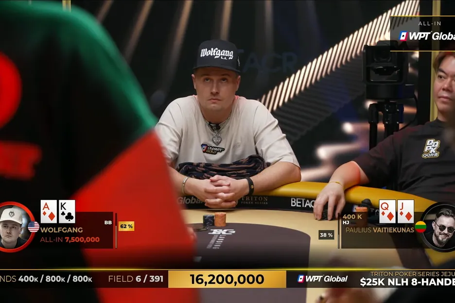 One of the biggest hands of Wolfgang Poker's life.