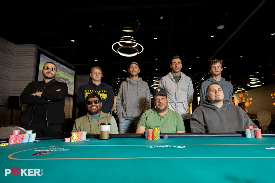 Main Event final table