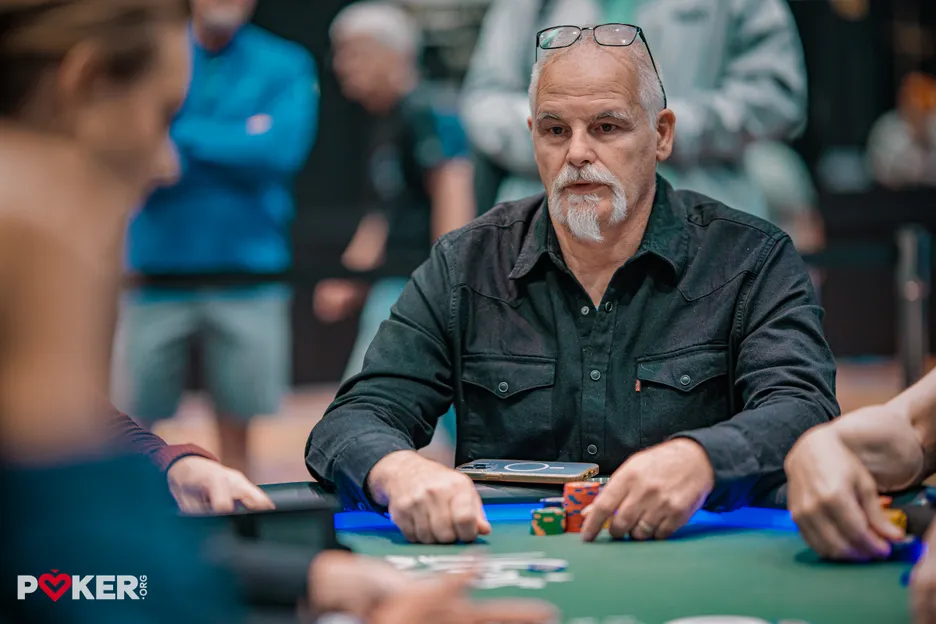 Bruno Portaro won a $600 satellite and then a $5,000 satellite to win his way into the $50K Poker Players Championship. 