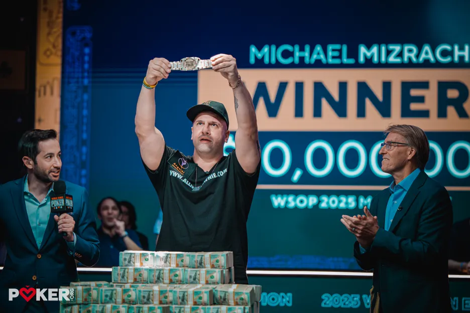 Michael Mizrachi Wins 2025 WSOP Main Event