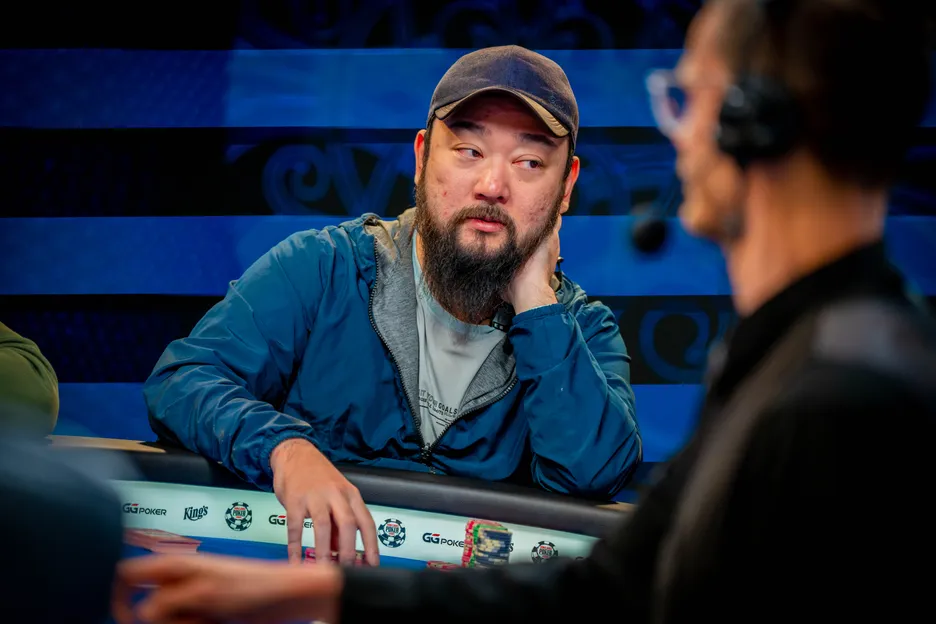 Akihiro Konishi's best chance of winning heads-up came in the very first hand. 