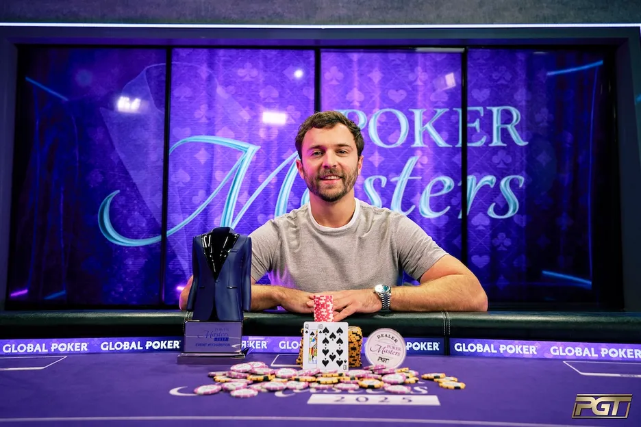 David Coleman grabbed the first Poker Masters points. 
