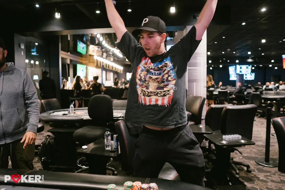 Jacob Hobday's winning moment