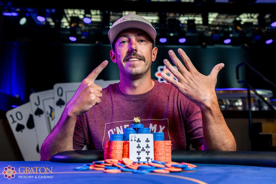 Jarod Minghini takes home sixth ring in Event #16
