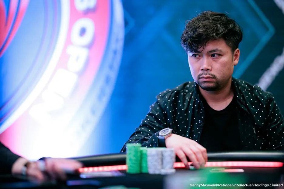 Tuan Le holds his own at the tables