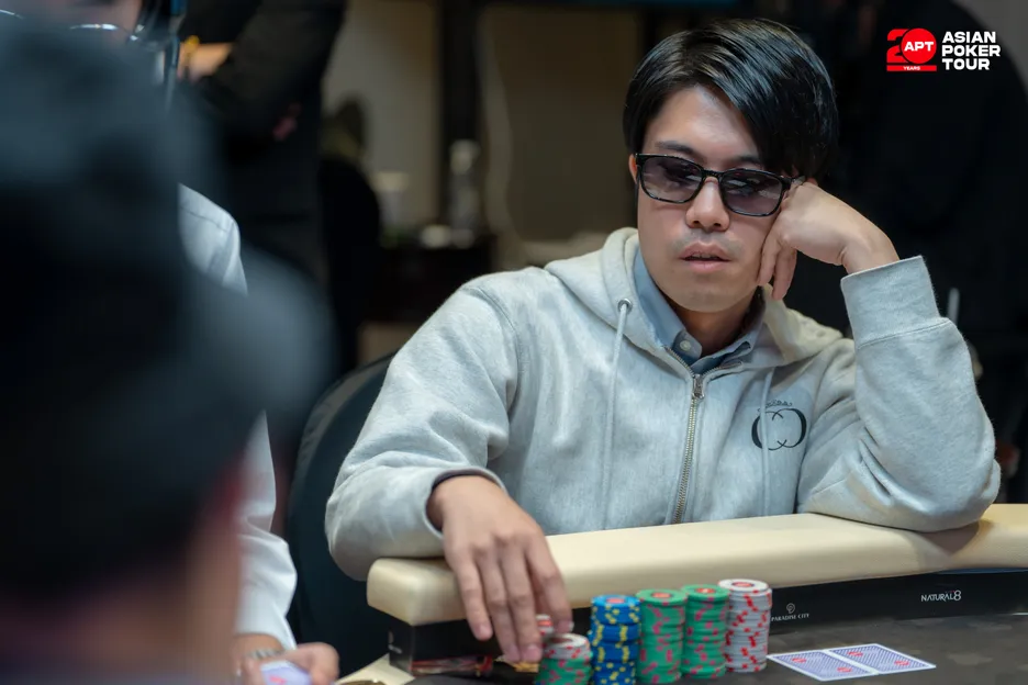 Day 4 leader Shinichiro Kano enters the final table third overall.