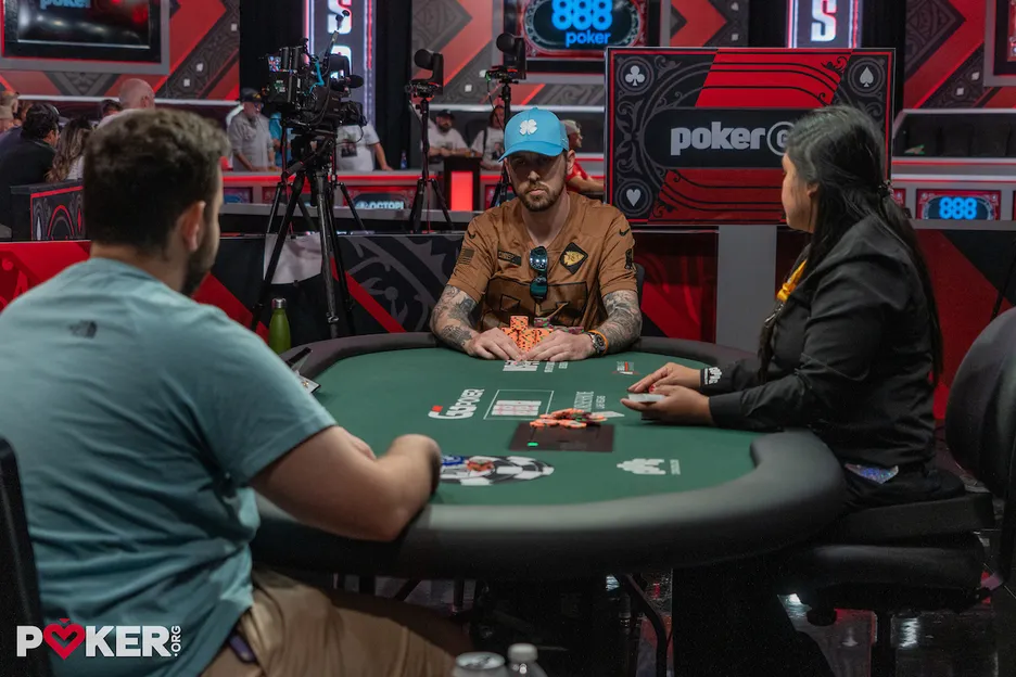 Ben Collins is heads up for a bracelet