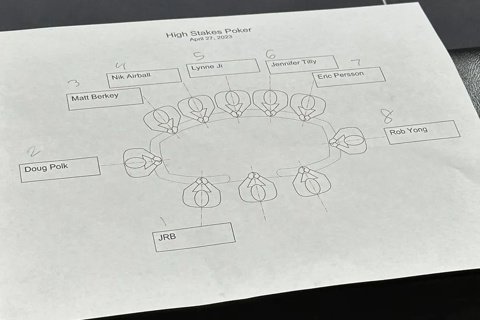 Matt Berkey ended up on the right of Nik Airball and that dynamic became the focus of the first High Stakes Poker Live stream.