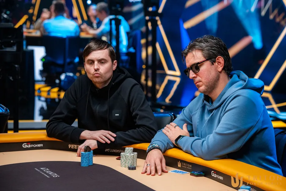 Martin Kabrhel survived the bubble this time, thanks to a double up from Richard Gryko. 