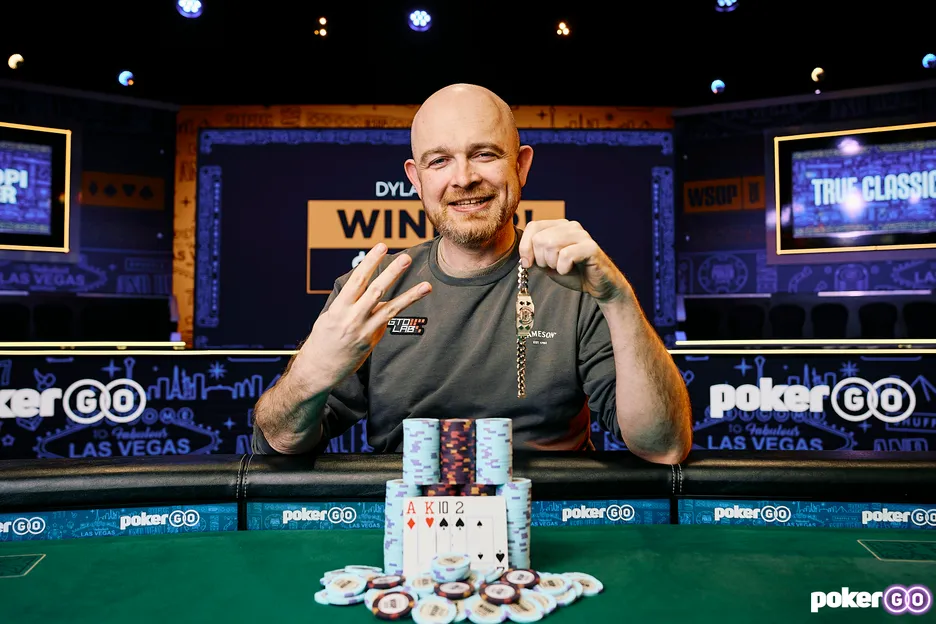 $50,000 Pot-Limit Omaha High Roller champion Dylan Linde 