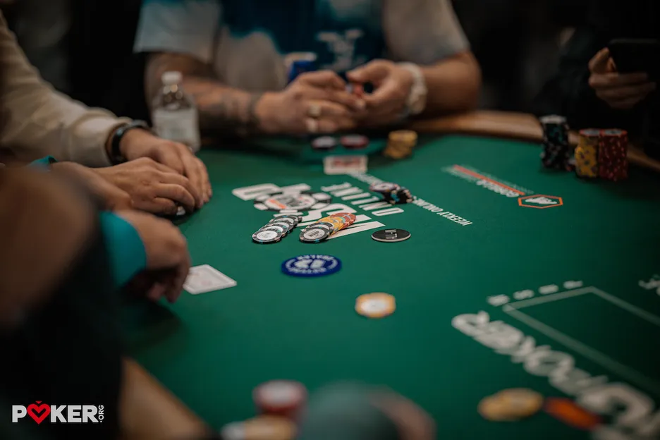 Action at the WSOP tables