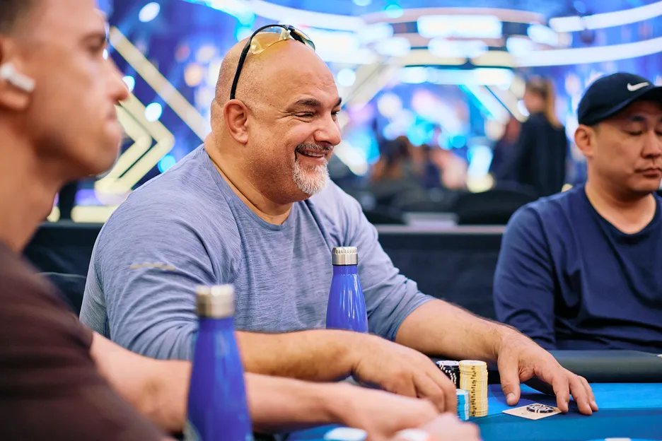 Joseph DeSanto currently leads the pack in the $2,500 Circuit Championship Mystery Bounty event