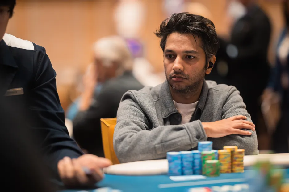 The Triple Crown champ is back on Day 3 with a nice pile. 