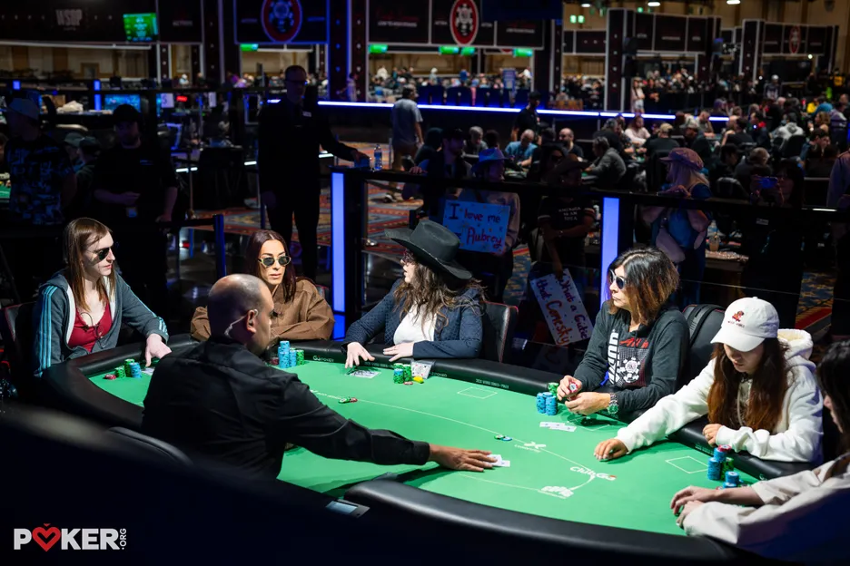 The final six players in the 2026 WSOP Ladies Championship.