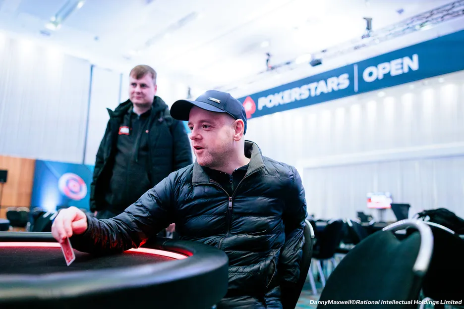 Docherty at the PokerStars Open in Manchester.