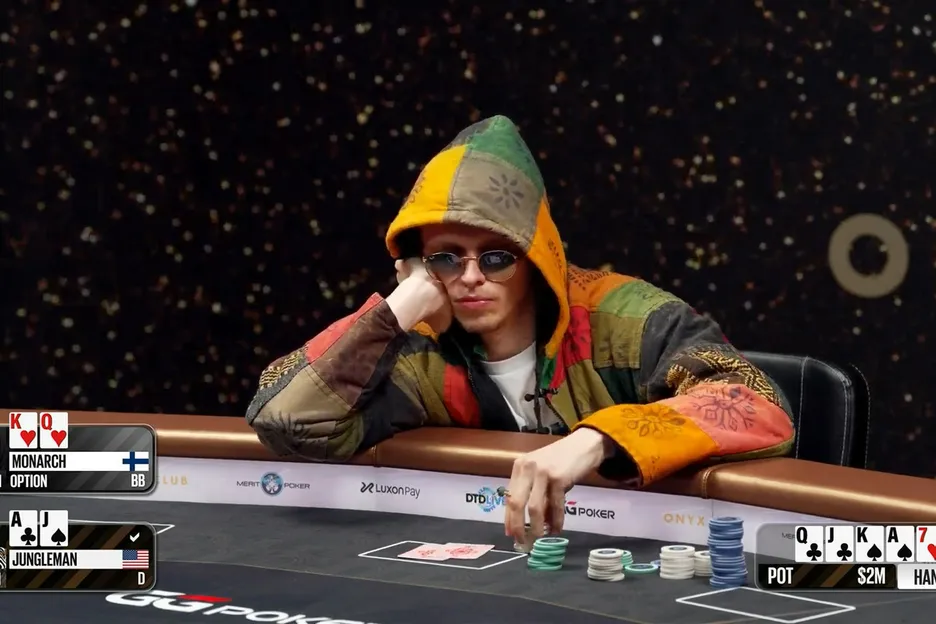 Ossi Ketola finds himself on the wrong end of another cooler.