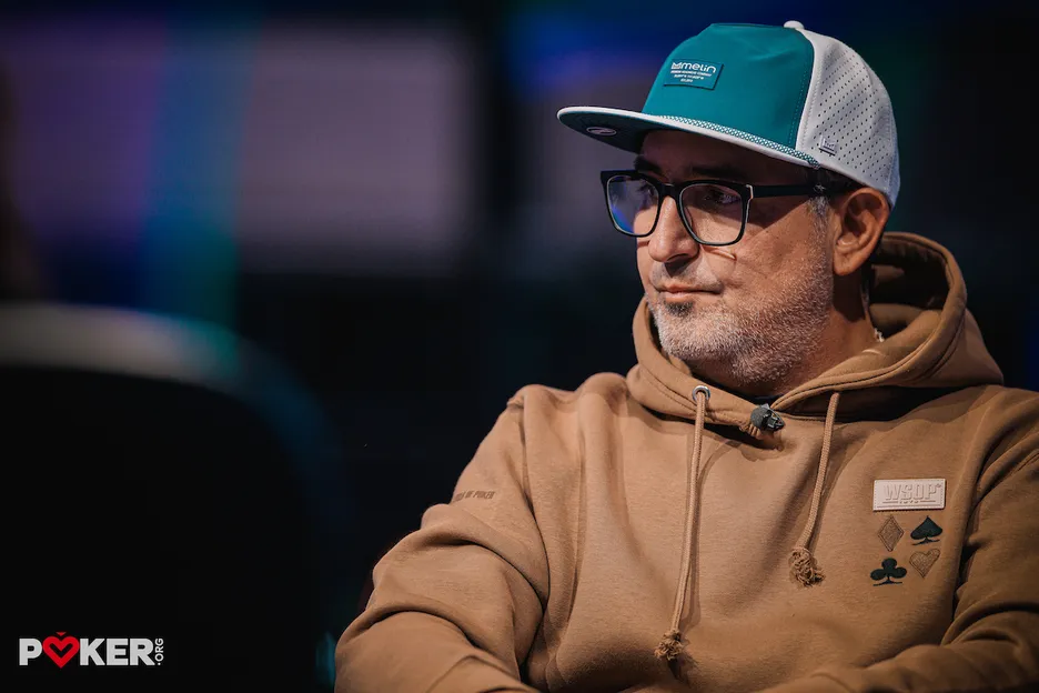 Josh Arieh staged a rally to enter the final day second in chips.