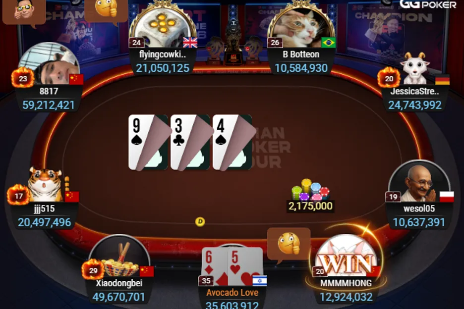 The final table finishers in Event #12 of the 2026 APT Online. 