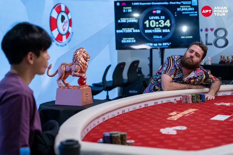 The heads-up duel featured two top players with different approaches to the game. ENZO ARCEO