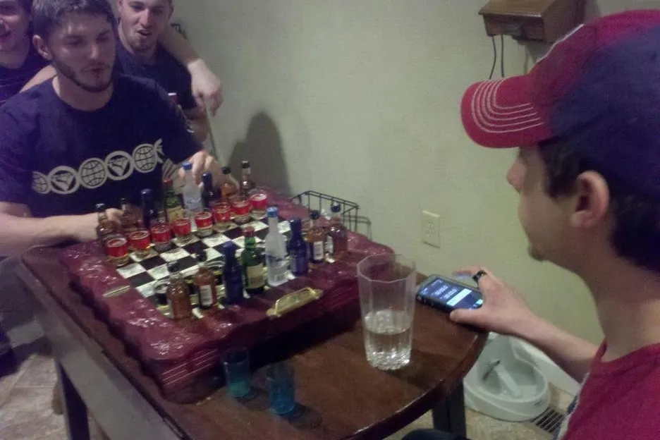 This chess set-up was not FIDE-approved.