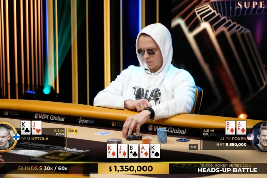 Ossi Ketola spiked the perfect river card to outdraw Alex Foxen in an $11M pot. 