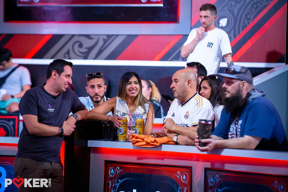 Sergio Aido visits his adoring fans on the Spanish rail. 