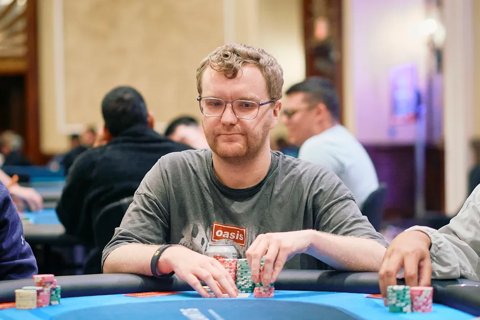 Andy Wilson bagged the Day 1B and overall chip lead