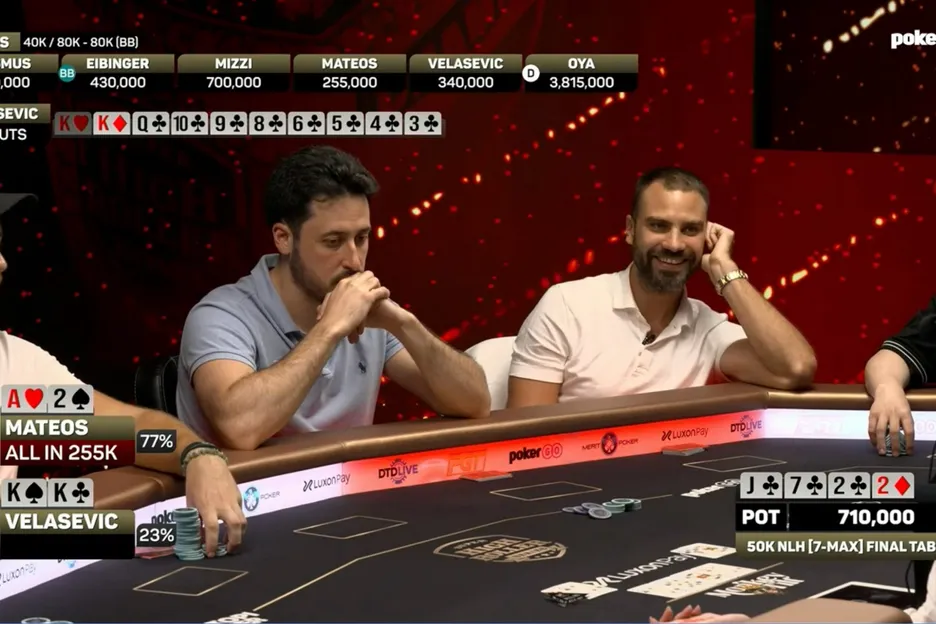 Adrian Mateos knows how to hit a deuce at the right time 