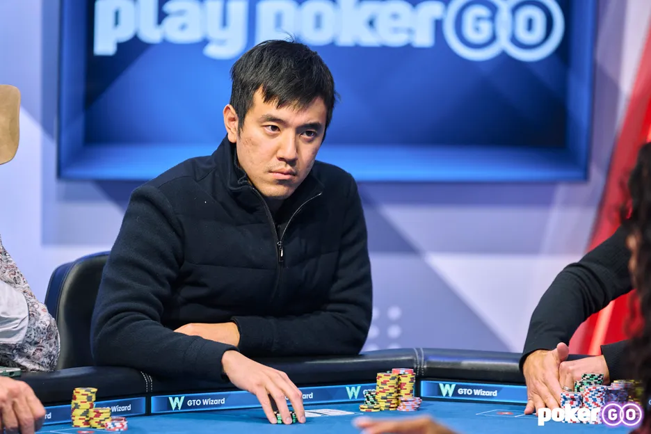 Stanley Tang played his flush draw hard and fast, but couldn't get there against Andrew Robl. 