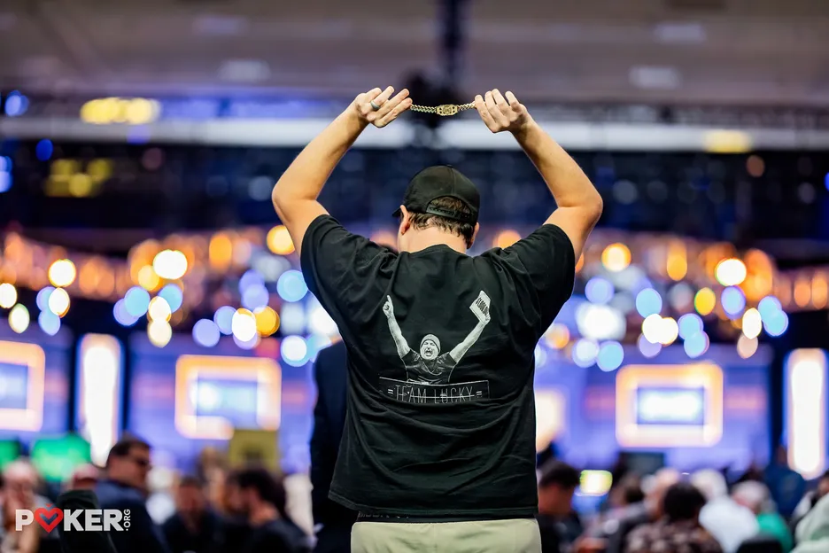 Back to winning ways: Shaun Deeb and his seventh WSOP bracelet.
