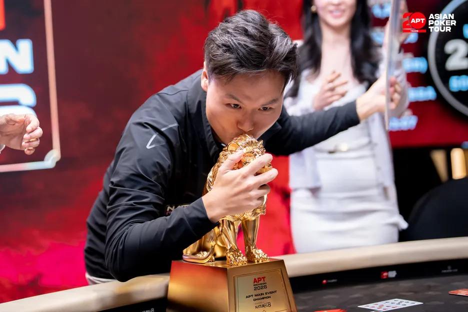 This time, the trophy was really his.