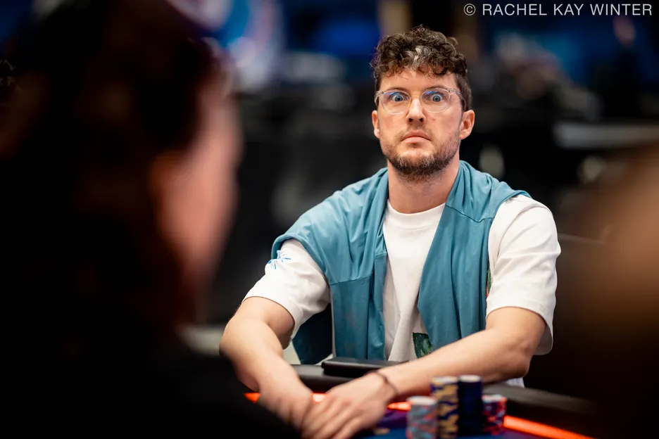 A wide-eyed Thomas Boivin has won a lot of money this week. 