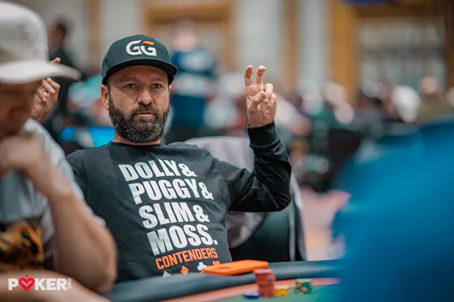 Daniel Negreanu was summoning the greats on Tuesday: Doyle Brunson, Puggy Pearson, and Johnny Moss.