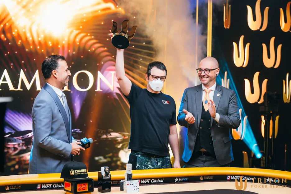 Ike Haxton finally won a Triton Poker Series event. 