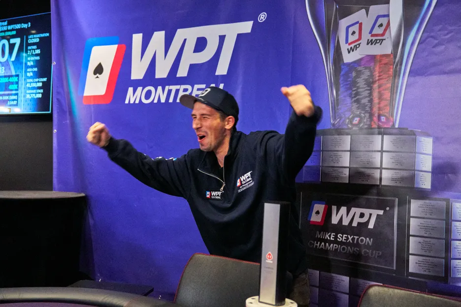 Jonathan Willis won WPT500 Montreal earlier in the series. 