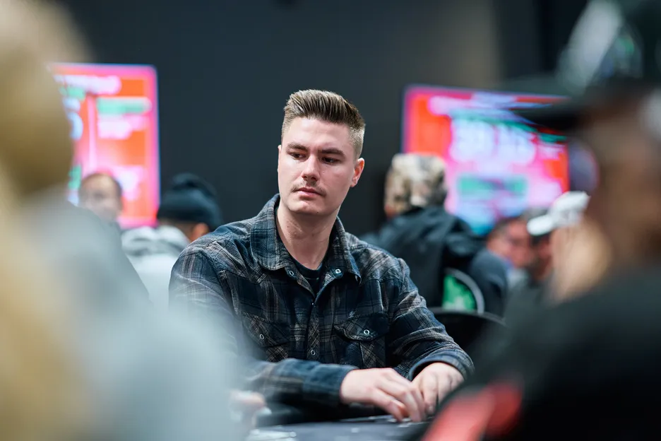 Connor Daynard will wake up on Day 2 with the overall chip lead. 