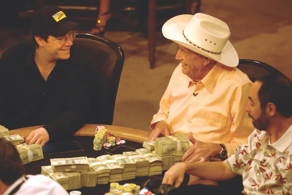The glory days of the poker boom on High Stakes Poker, with Jamie Gold, Doyle Brunson and Barry Greenstein.