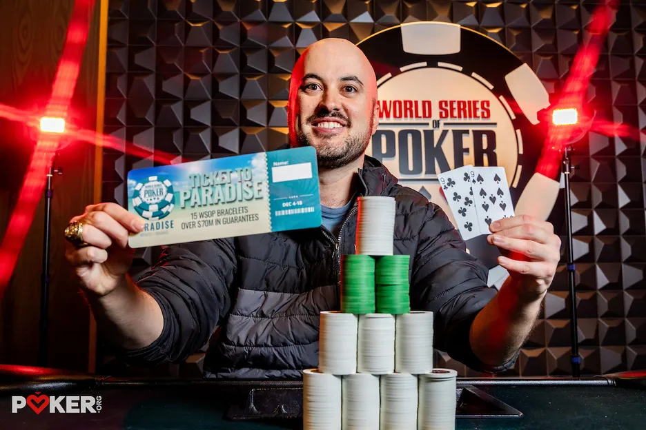 $1,700 Main Event champion Evan Sandberg